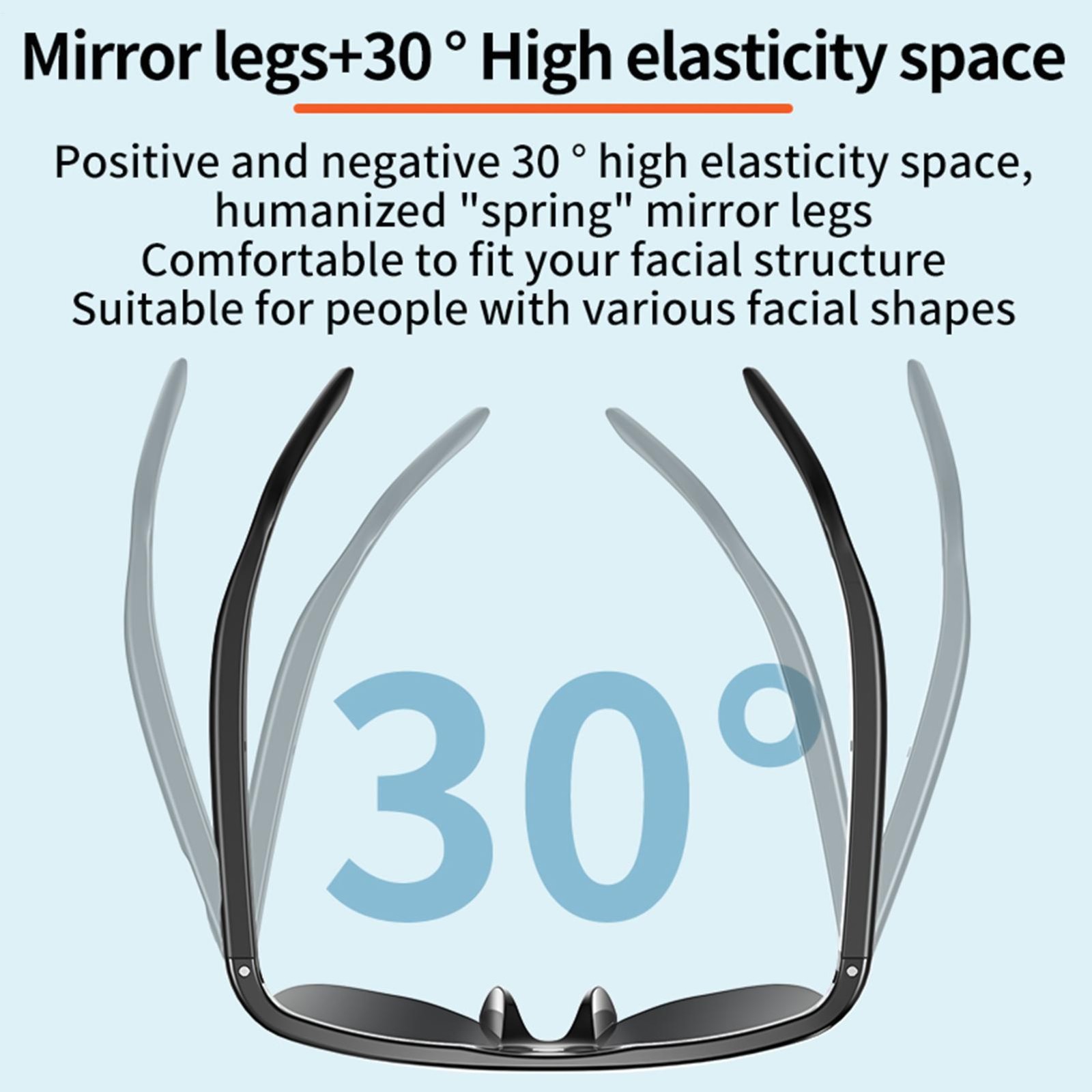 Smart Bluetooth Glasses Wireless Real-time Translation AI