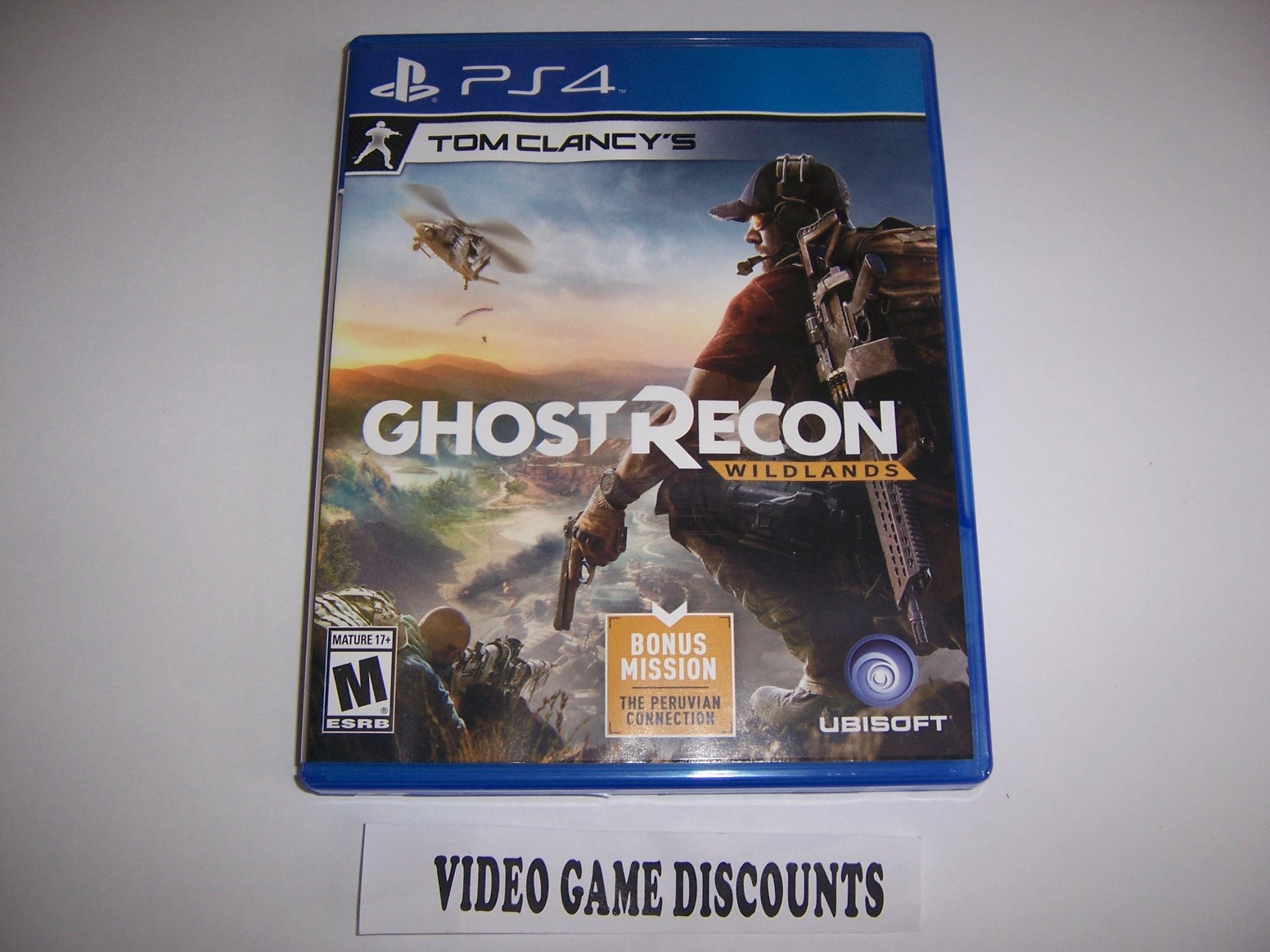 Original Box Case Replacement for Sony PlayStation 4 PS4 GHOST RECON WILDLANDS