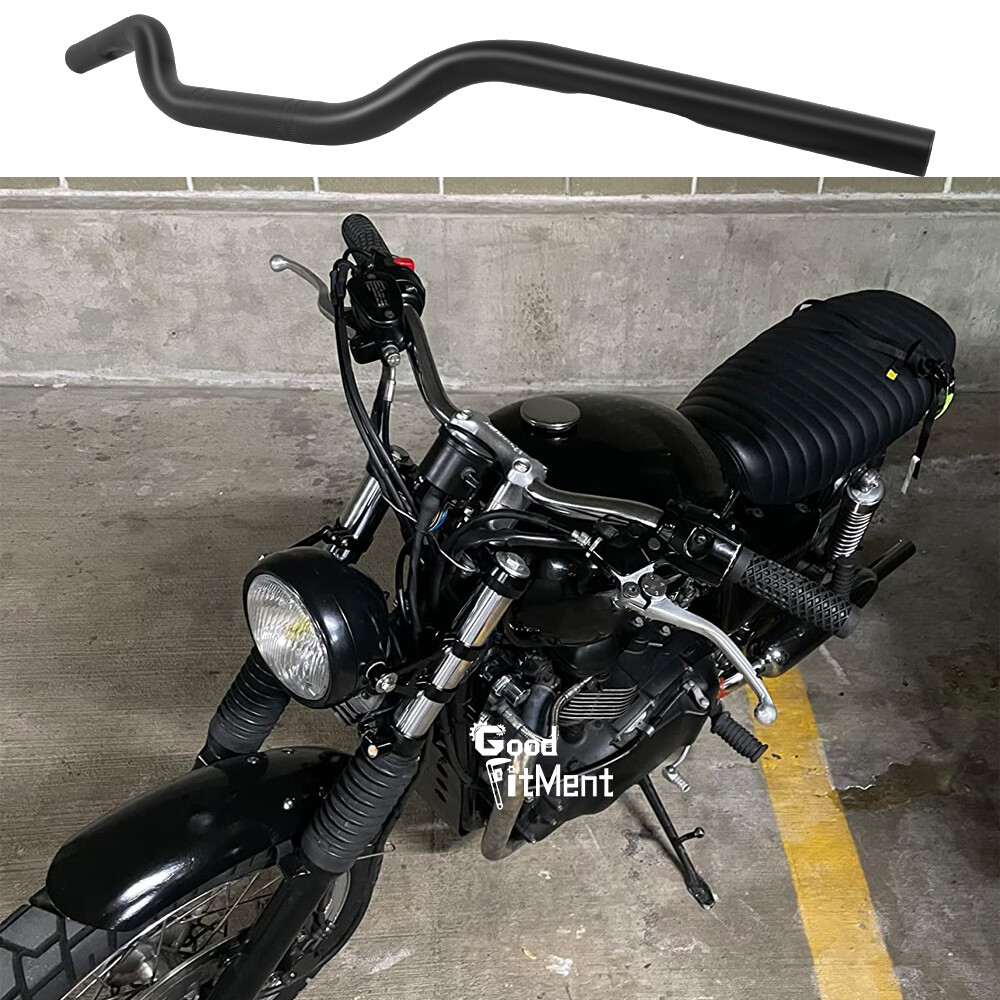 For Biltwell Tracker Low Motorcycle 1" 25mm Handlebars Drag Bars Matte Black US