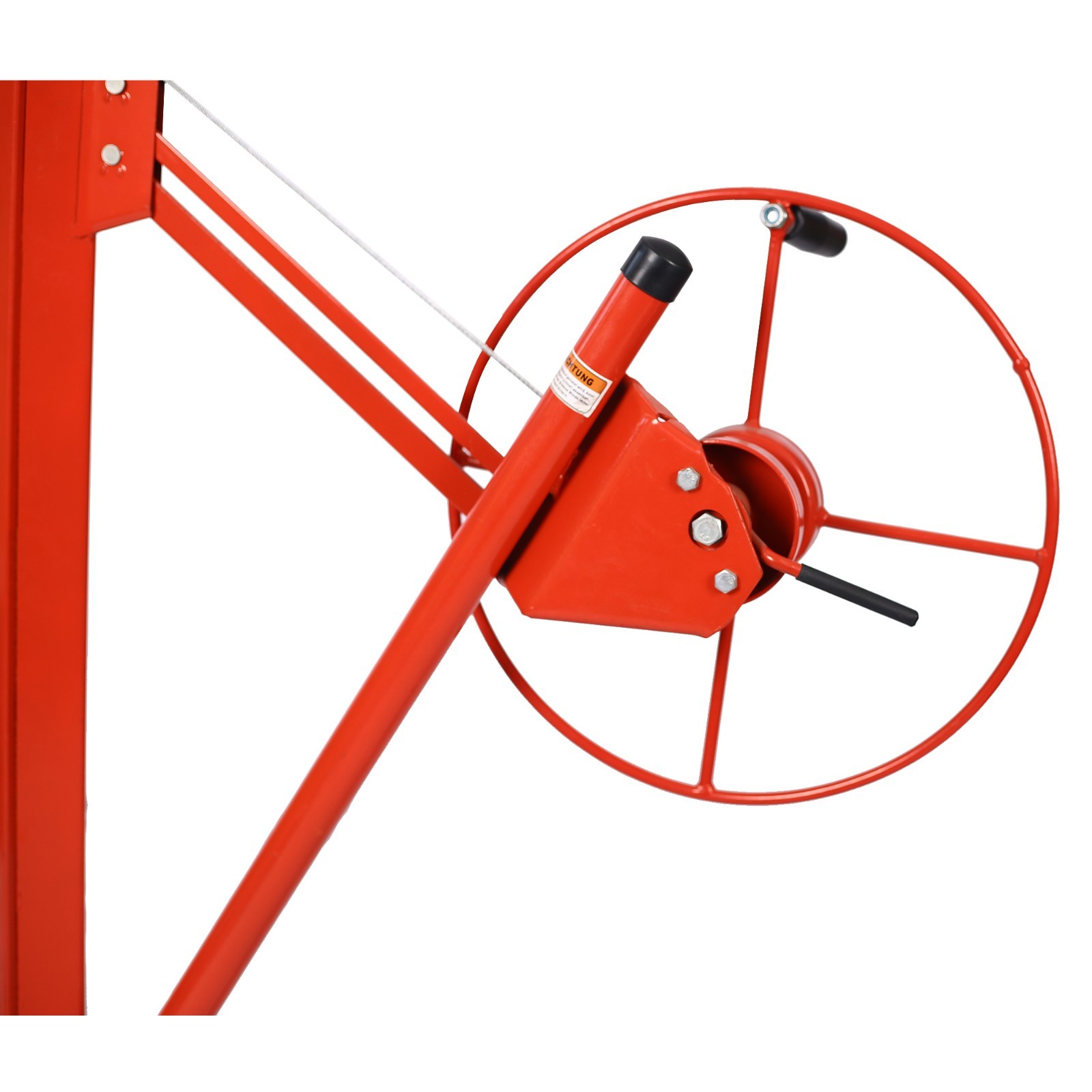 Drywall Lift Hoist 11ft Jack Lifter Red Panel