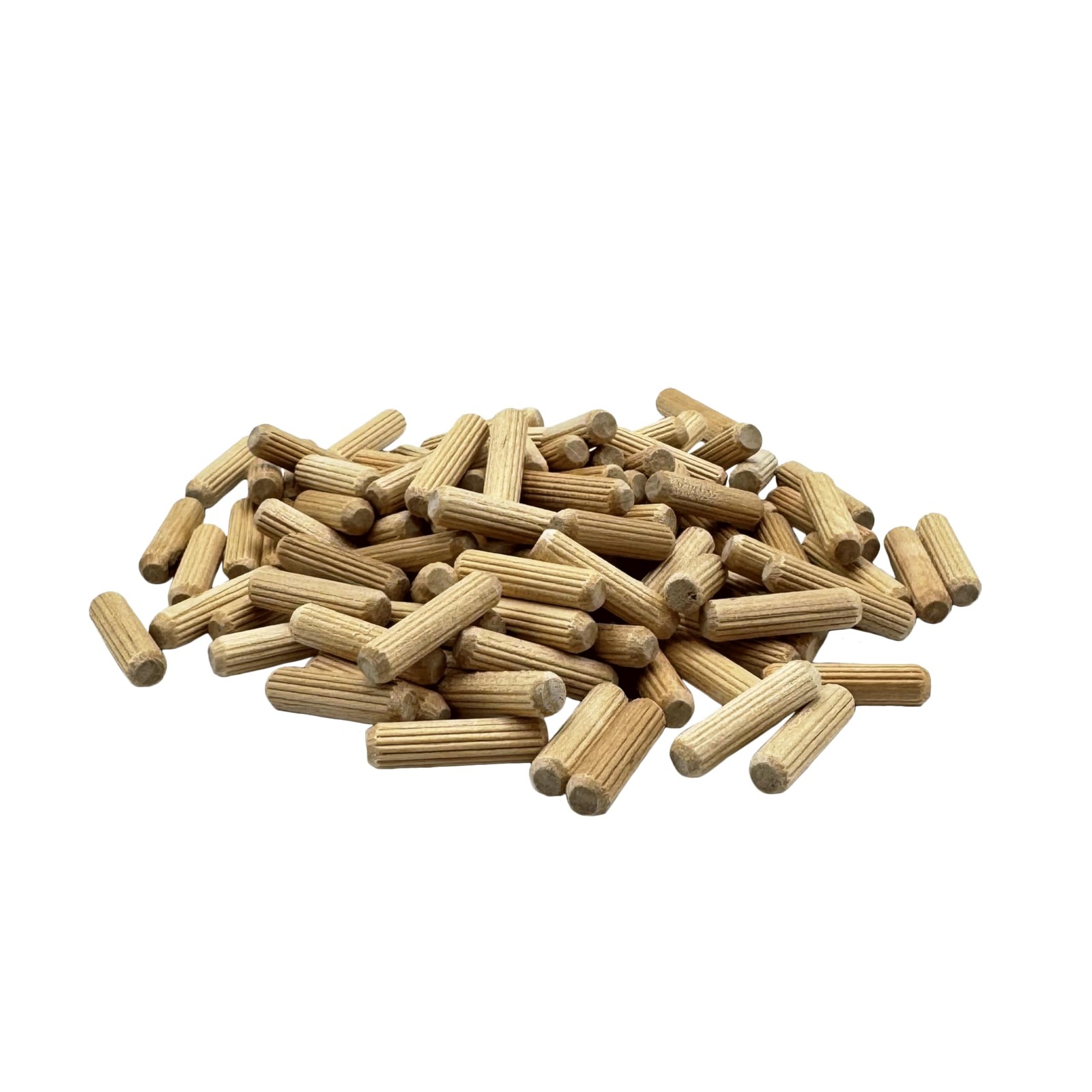 Rhino Wood Industries - 1/4 x 1 - 100 Pack Wooden Dowel Pins - Kiln Dried, Fl...