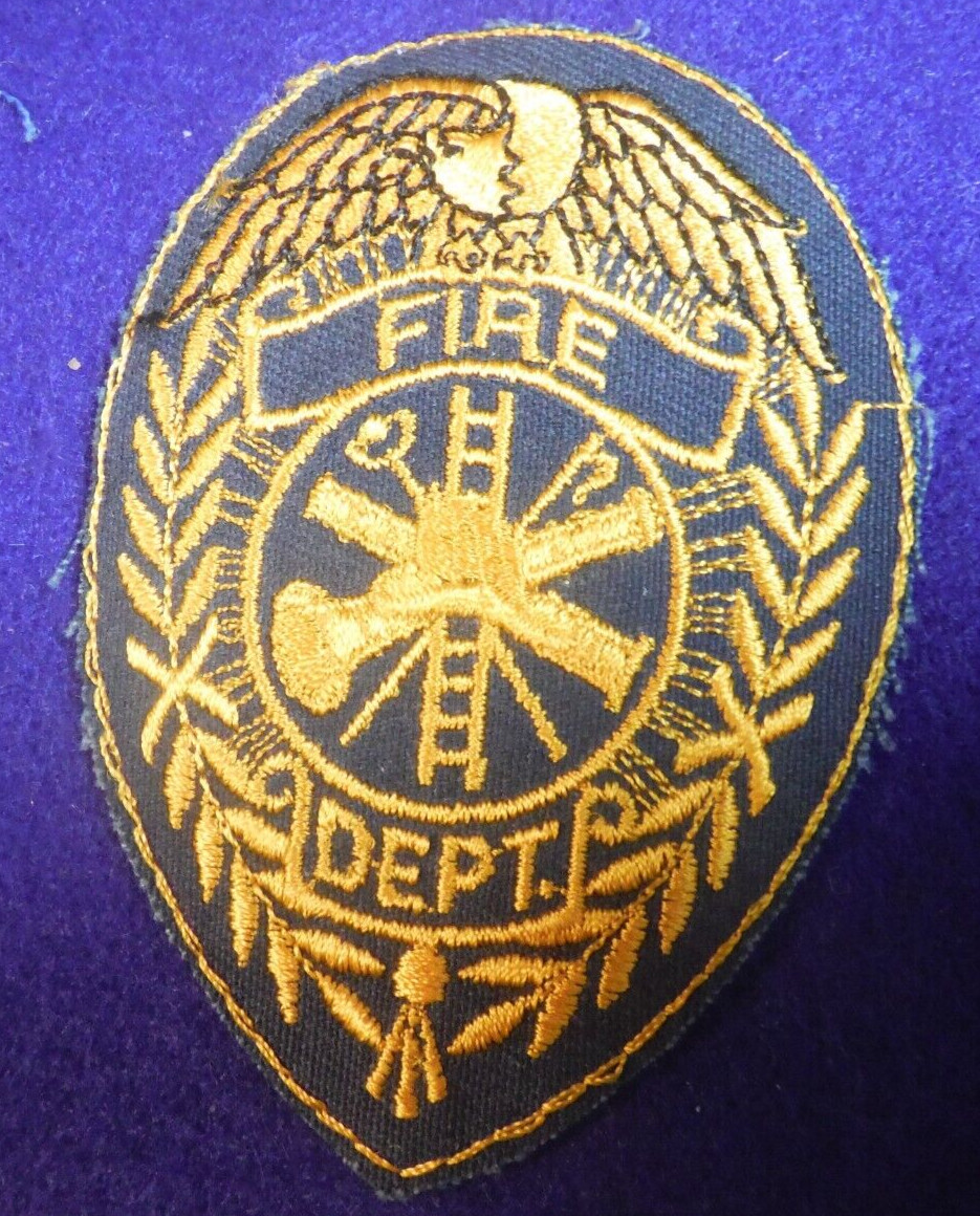 Vintage Gemsco Fire Department embroidered patch