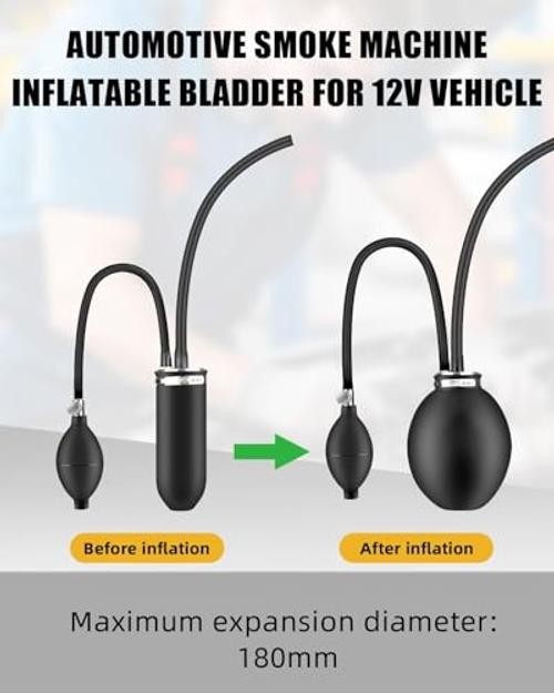 Universal Easy Intake Adapter for Smoke Machine Automotive, 1pcs bladder