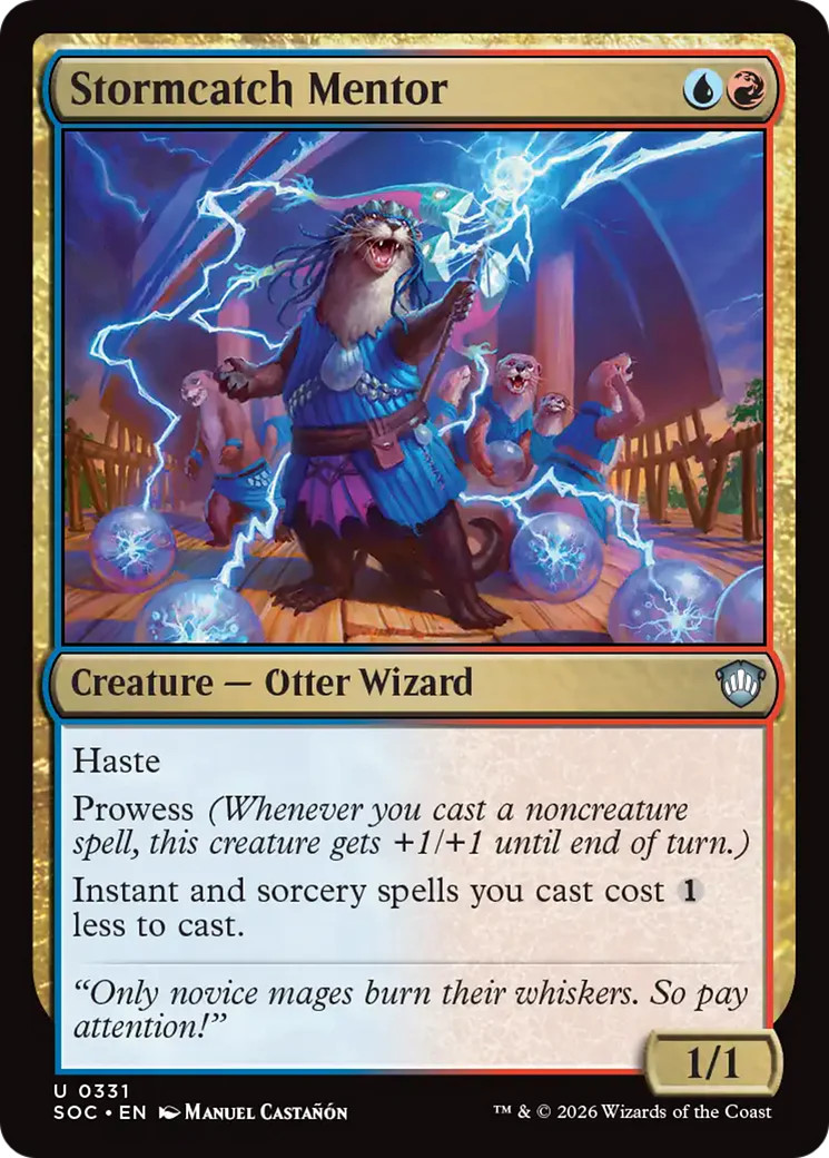 Stormcatch Mentor [Secrets of Strixhaven Commander] Near Mint