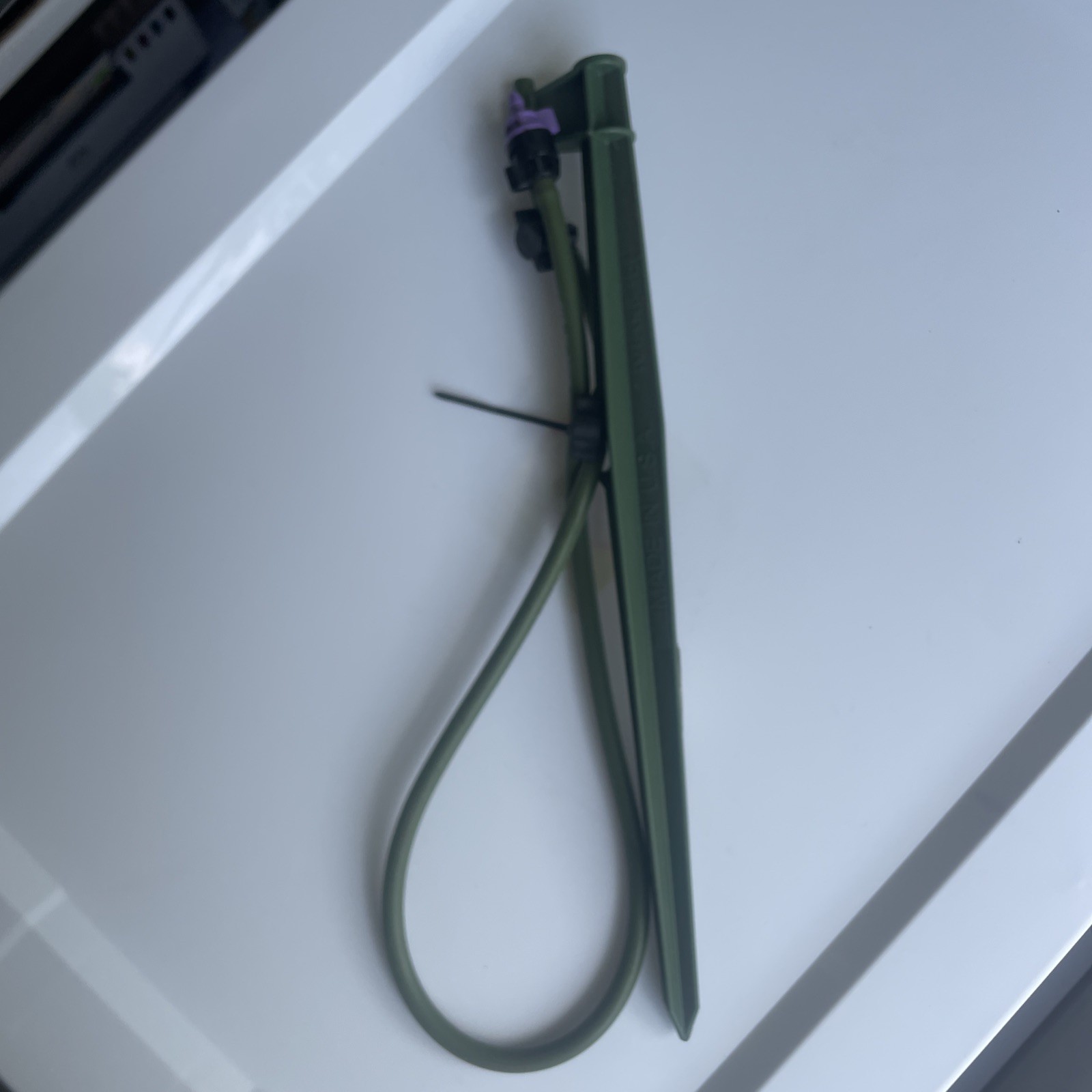 Mister Landscaper Drip Irrigation Micro Stake Assembly Green MLS-211 w Shut Off