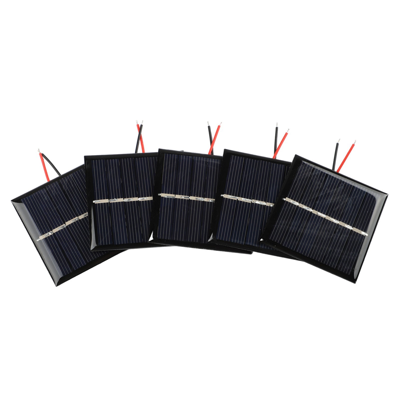 5PCS Waterproof Solar Panels with Wire for Reliable Outdoor Performance
