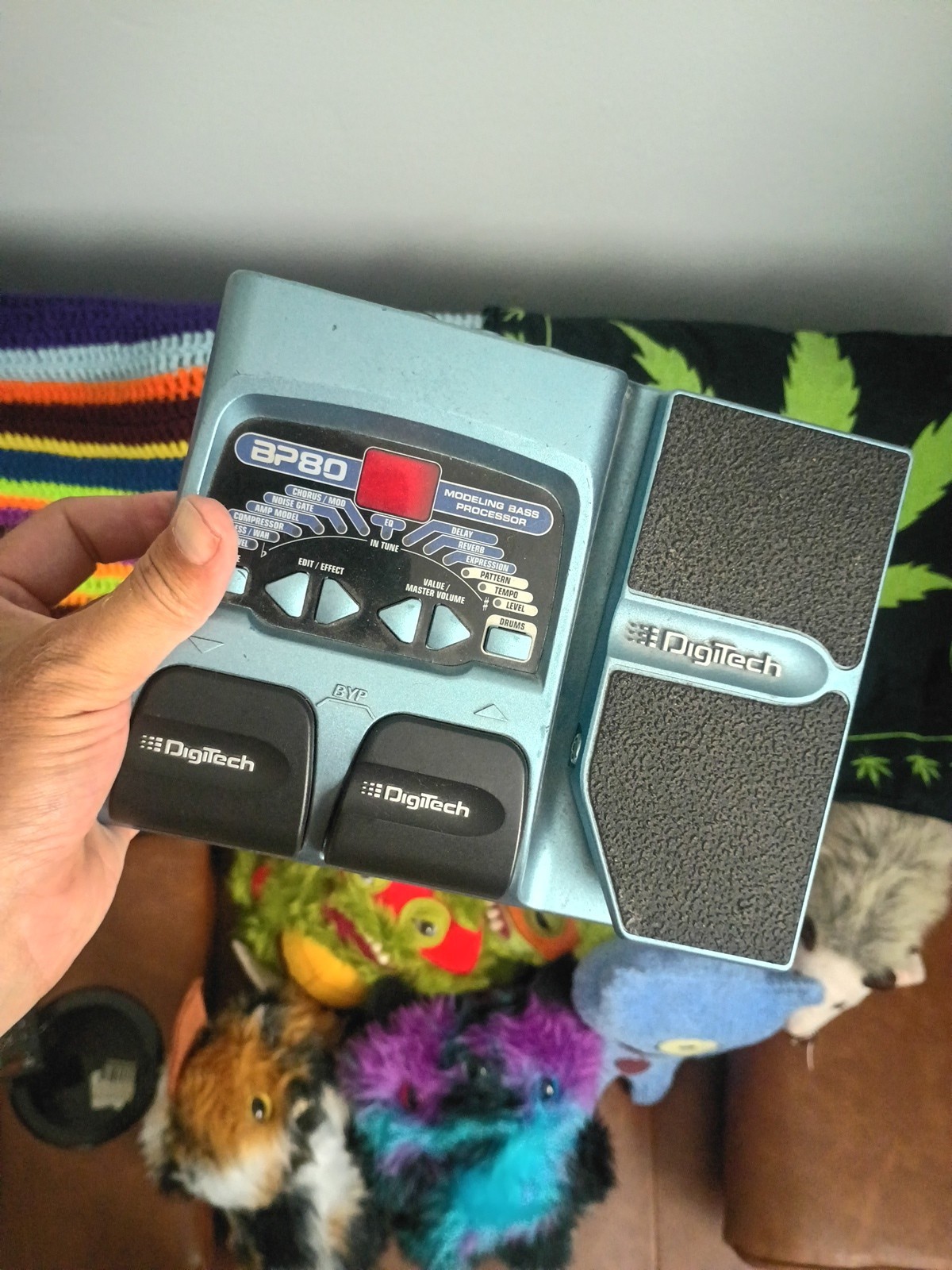 DigiTech RP80 Multi Effects Pedal Modeling Bass Guitar Processor Dusty Dirty Old