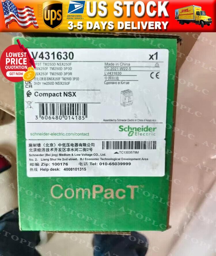 Schneider 1PCS Brand New LV431630 Molded Case Circuit Breaker Fast Ship
