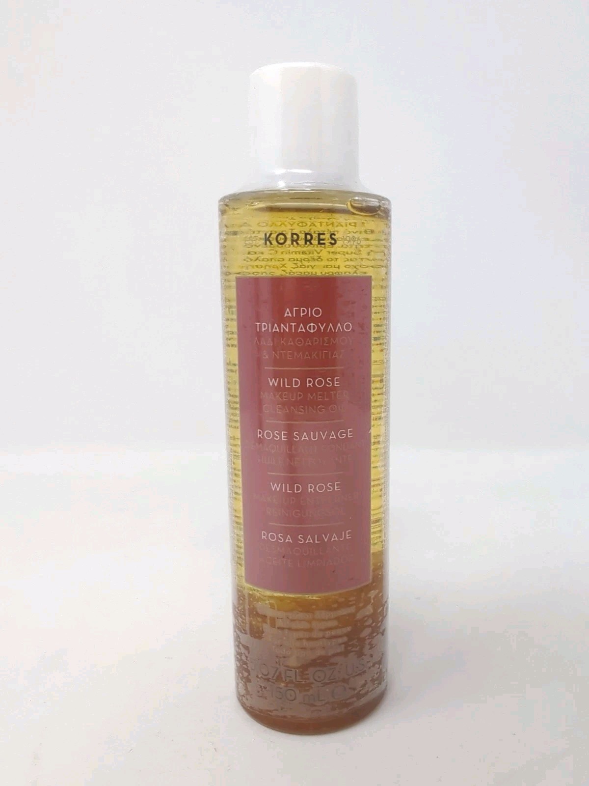 KORRES Wild Rose Makeup Melter Cleansing Oil 5.07 oz / 150ml Make Up Melting New