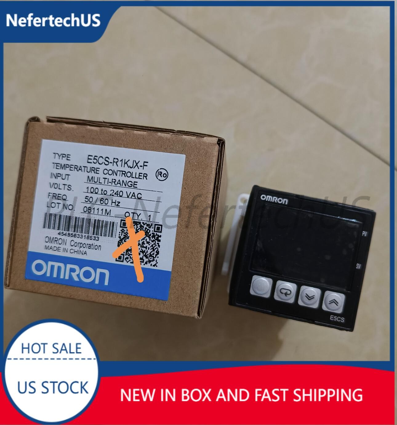 New In Box OMRON E5CS-R1KJX-F Temperature Controller