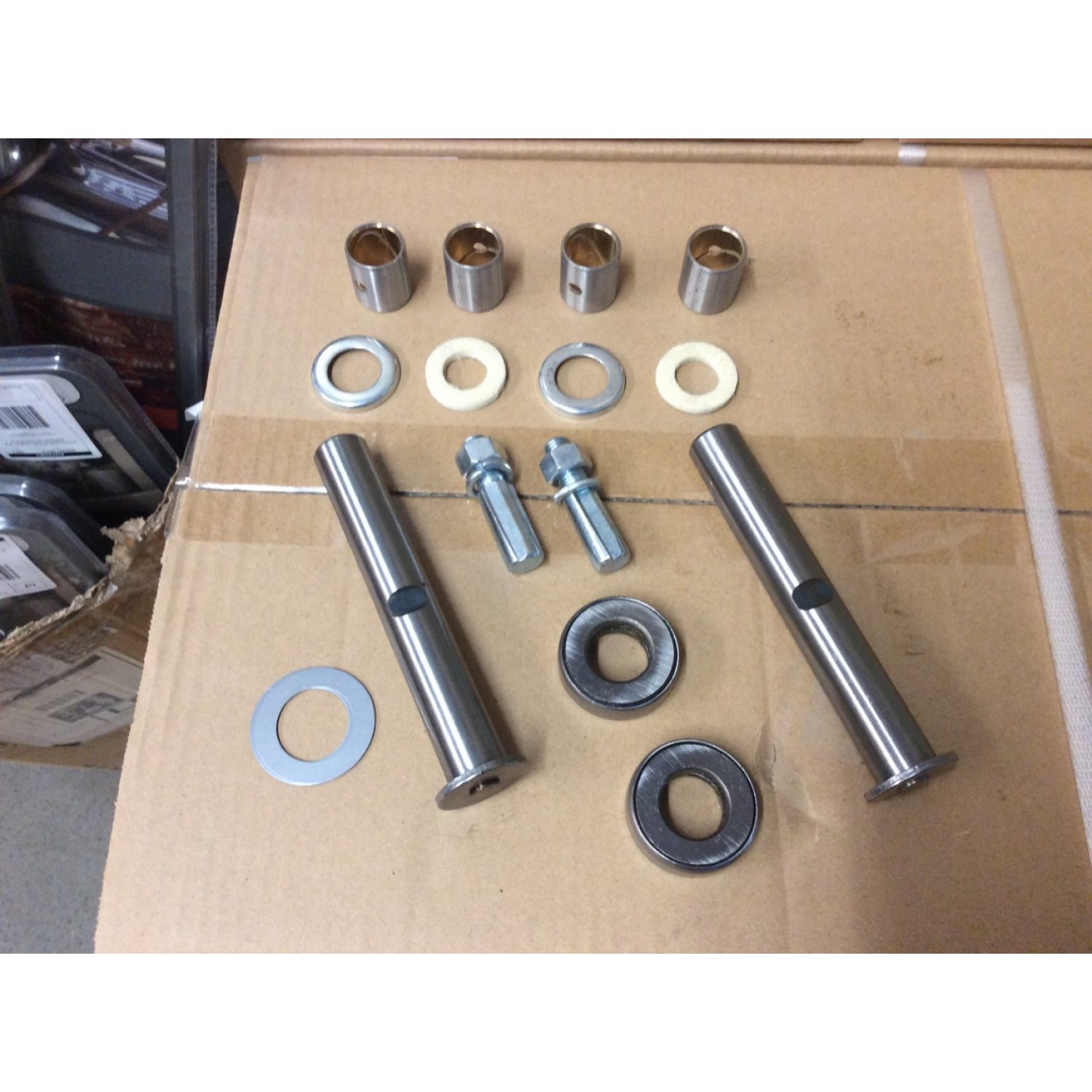 1928 - 1948 Ford Straight Solid Axle Spindle King Pin Kingpin Set Kit + Bushings