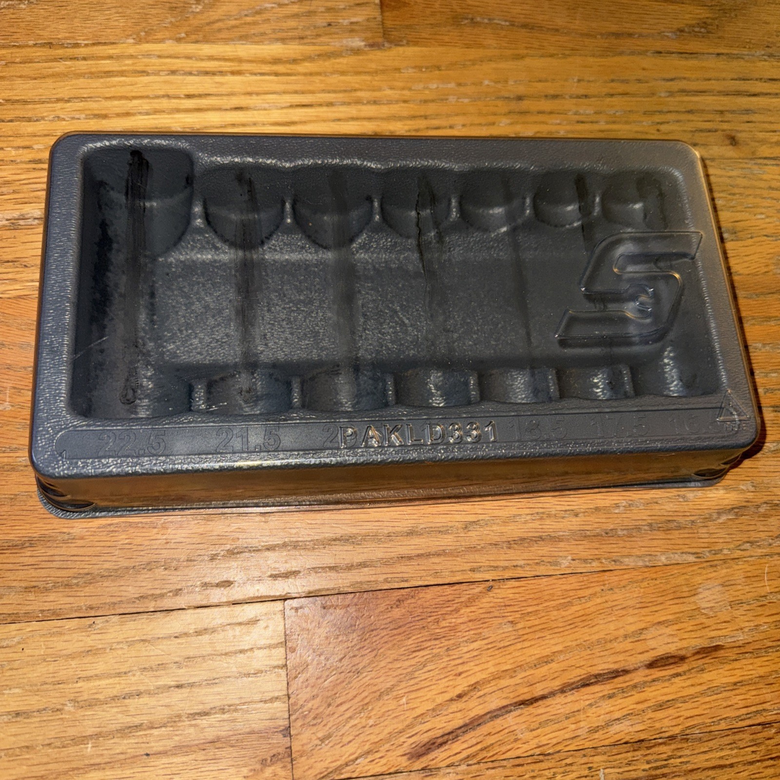 Snap-On Empty Tool Tray PAKLD331 Half Size .5 Deep  Metric Sockets 16.5 - 22.5