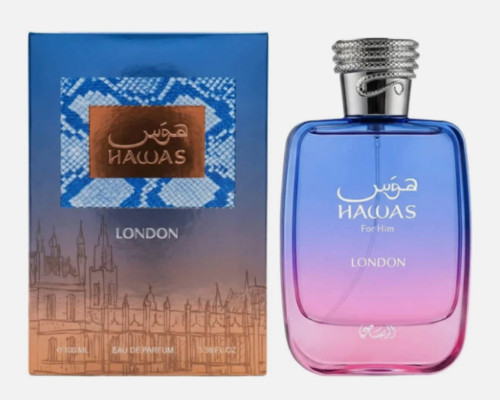 Rasasi Unisex Hawas London EDP Spray 3.4 oz