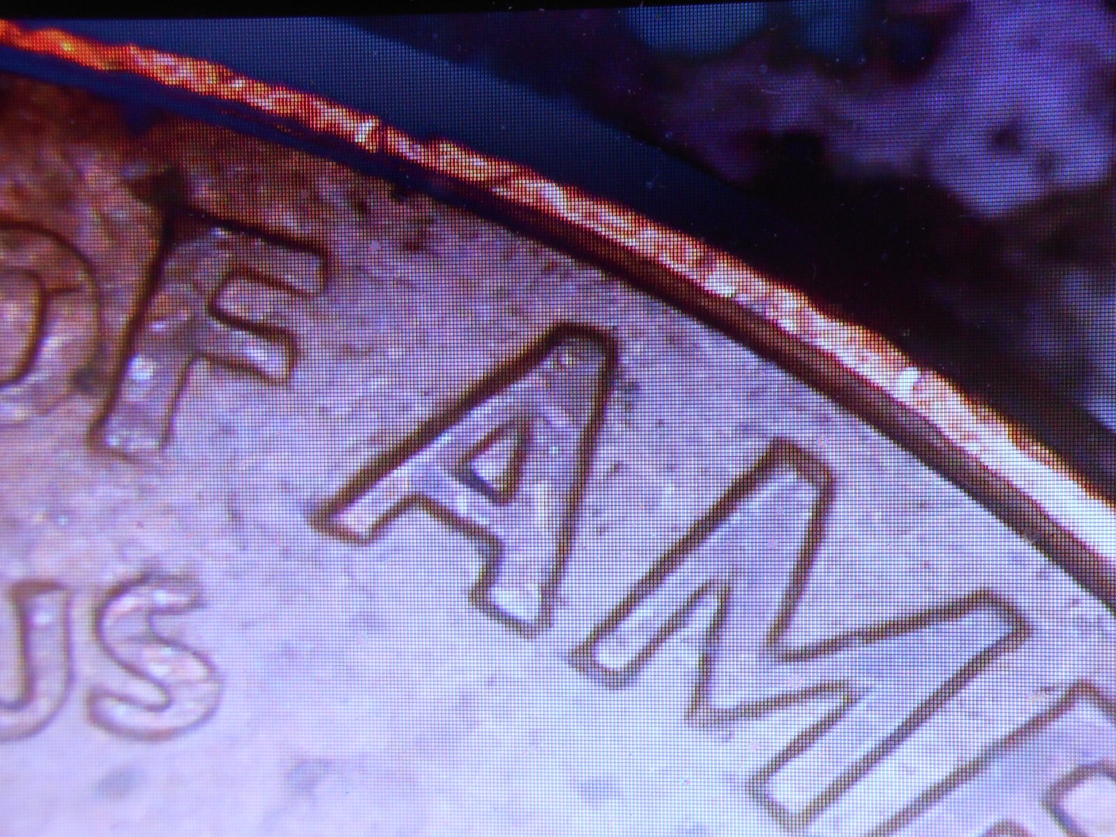1968 d Lincoln cent with multiple errors