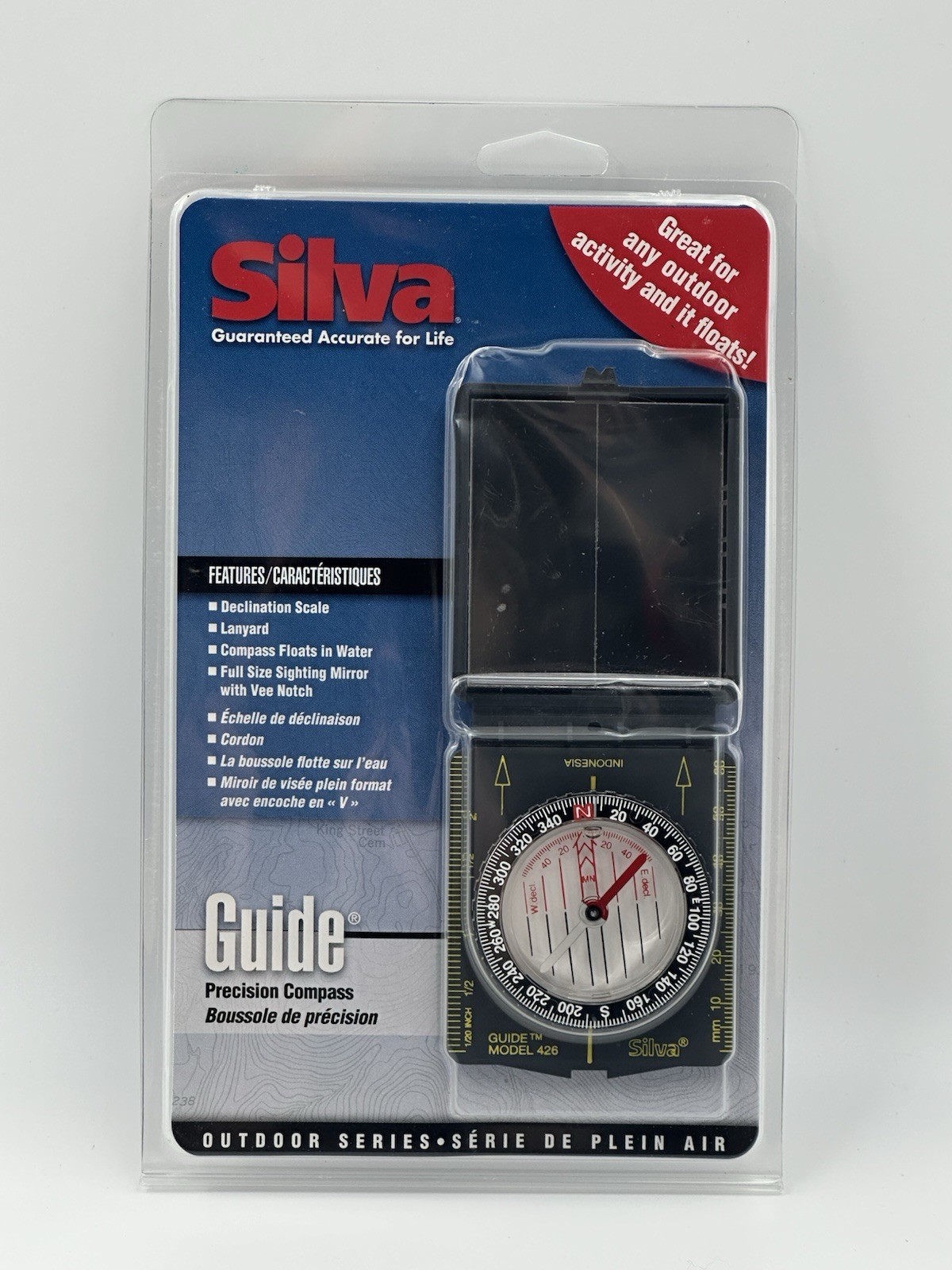 Silva Guide Precision Compass Model 426 Outdoor Series – New Sealed Package