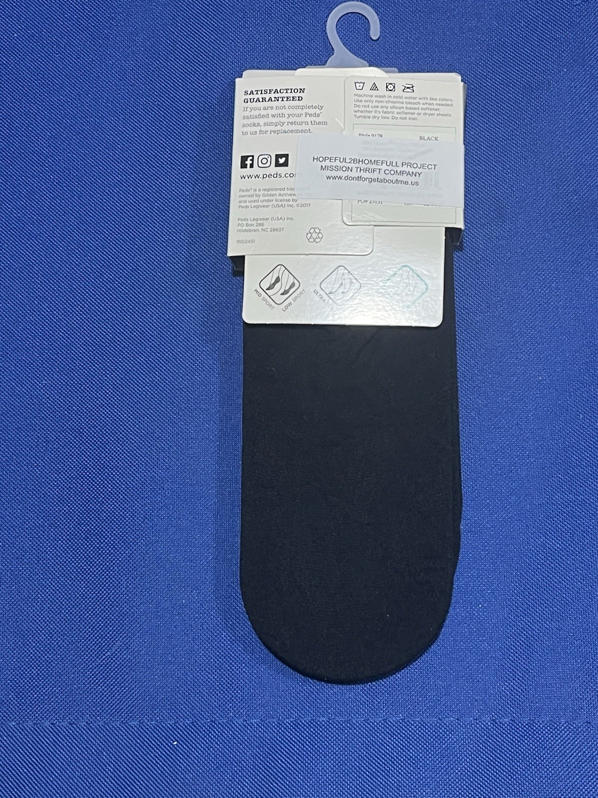 * PEDS BLACK EXTREME LOW LINER GEL TAB SOCKS *3 PACK * SHOE SIZE 5-10