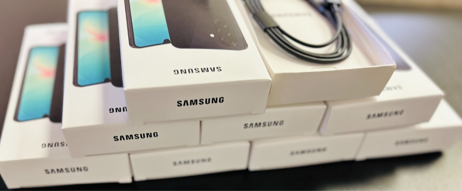 Samsung Galaxy A26 Original Box ONLY+ Fast Charging Cable, SIM Tool – Lot