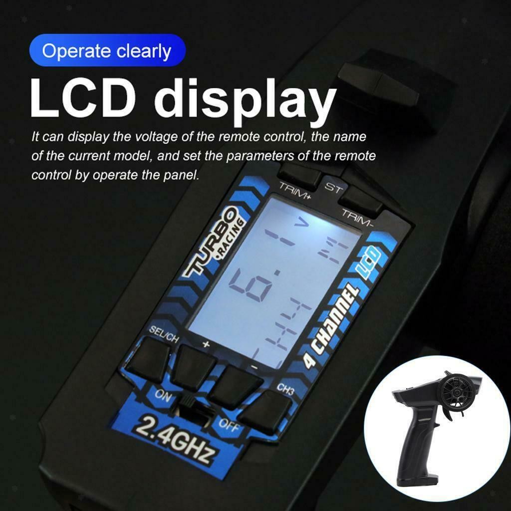 2.4G 4-Channel Waterproof Remote Controller RC Transmitter+ Receiver