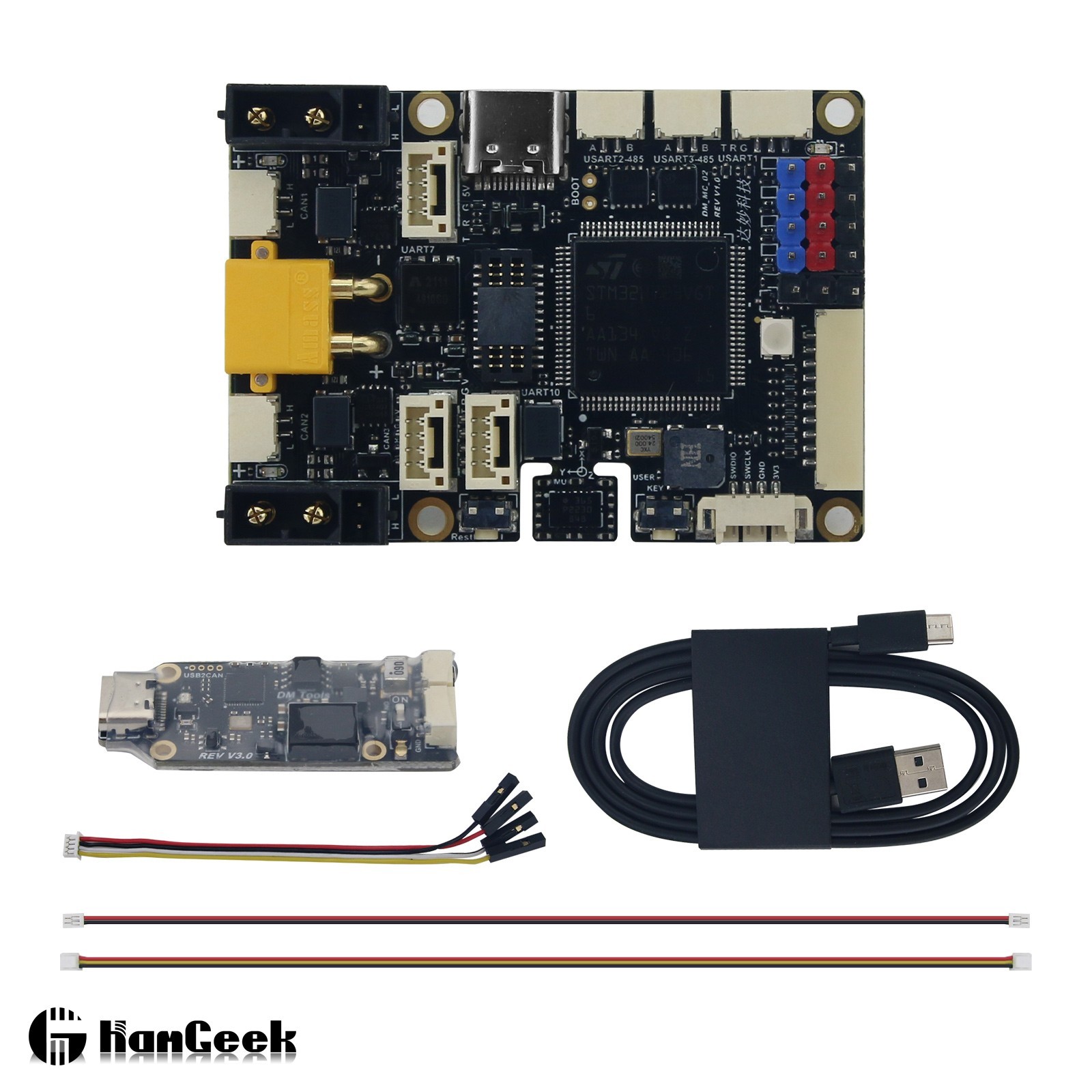 DM-MC02 STM32 Development Robotic Main Control Board w/ Cable USB to CAN Module
