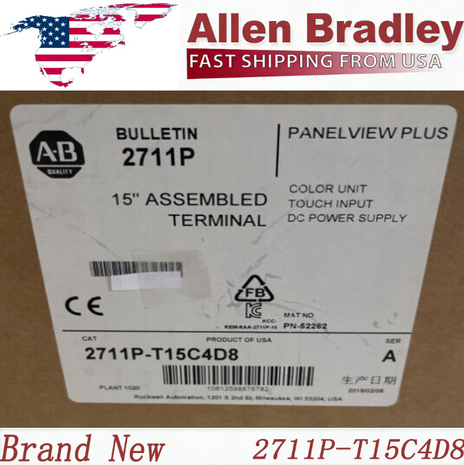 Original New 2711P-T15C4D8 AB 2711 Terminal 2711PT15C4D8