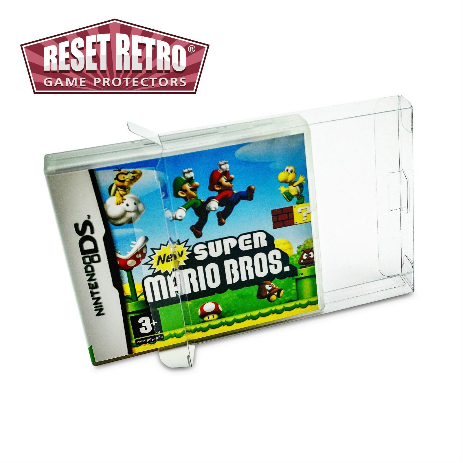 Protective cases Nintendo DS games 0.3 / 0.5 mm with / without tabs game protectors