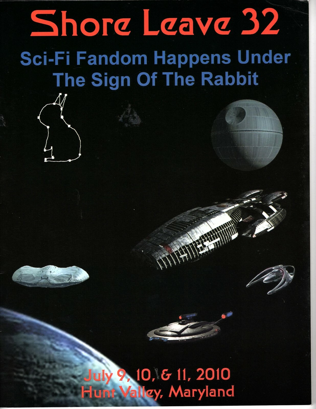 SHORE LEAVE 32 Sci-Fi Convention Program 2010