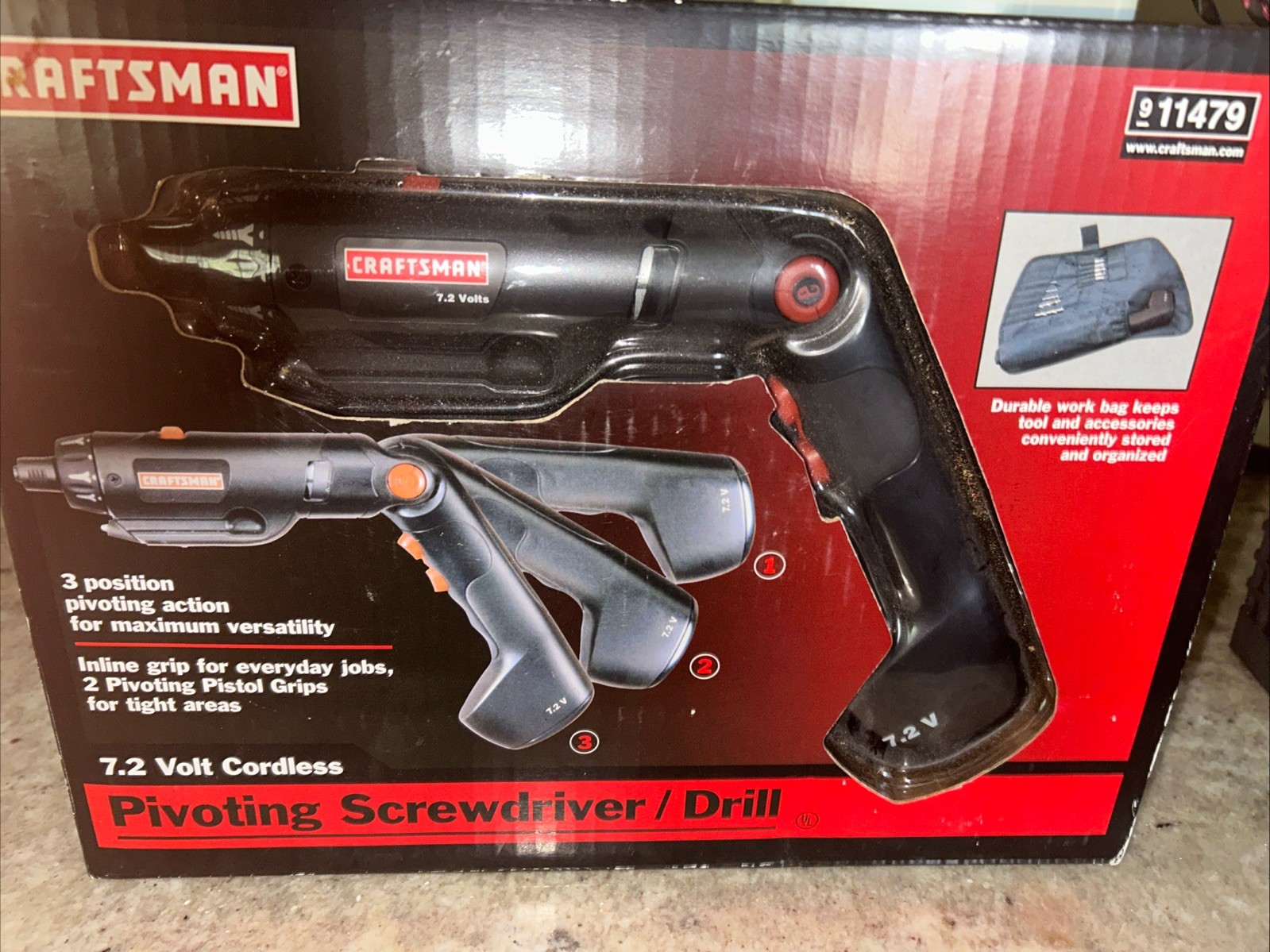 Craftsman - Pivoting Screwdriver Drill- Unopened , Never Used