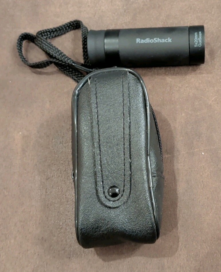Vtg Radio Shack "Golf Scope" Range Finder W/Case Very Nice