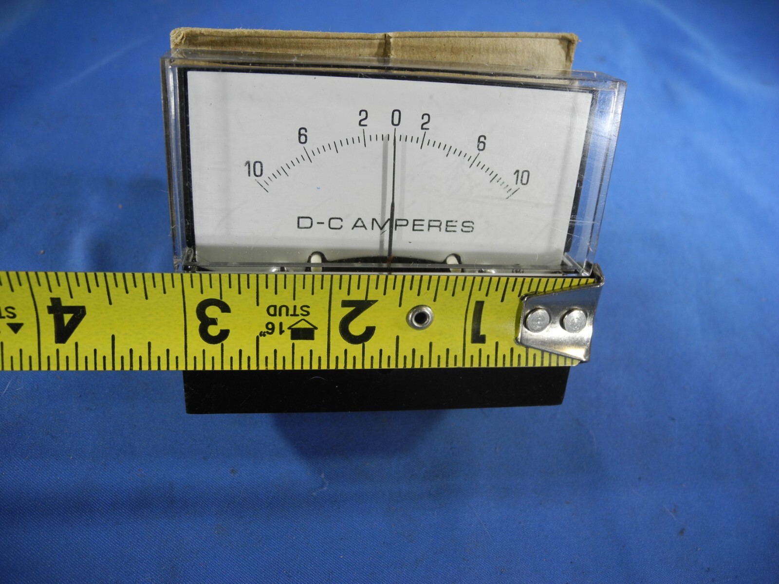 GENERAL ELECTRIC PANEL METER 10-0-10 DC AMPERES 8505 251-2