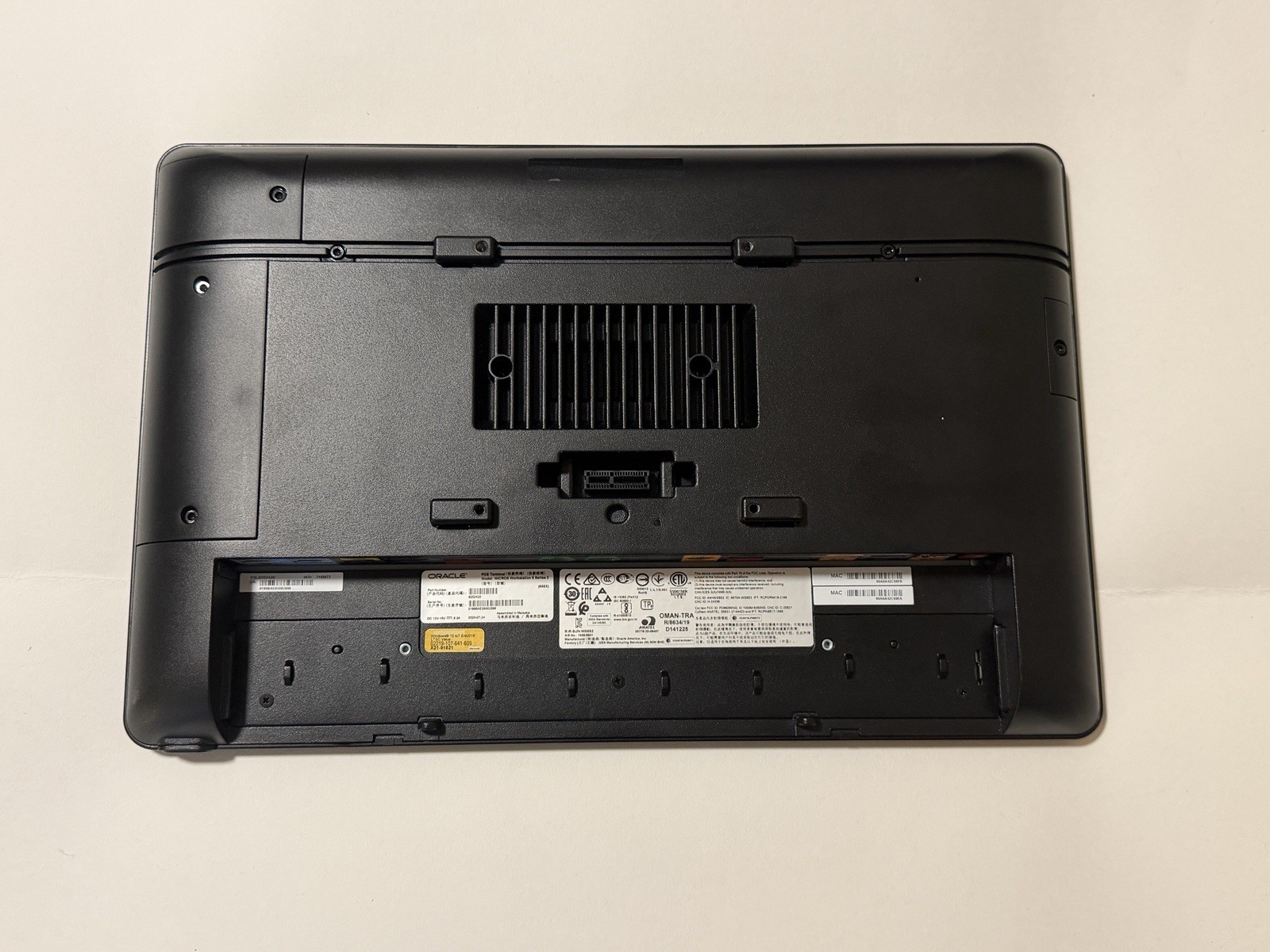 ORACLE Micros Workstations, 655X; Intel i5, w/ stand, power supply