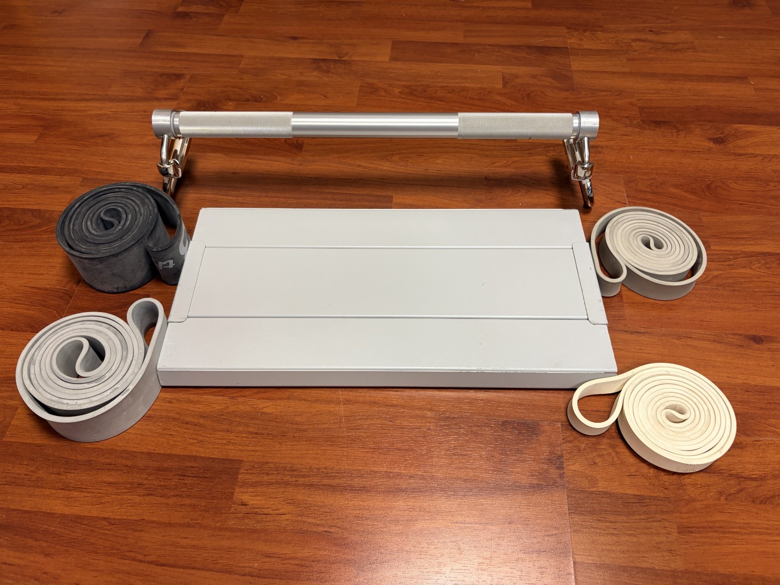 x3 bar home gym with travel bag and X3U extenders/shorteners