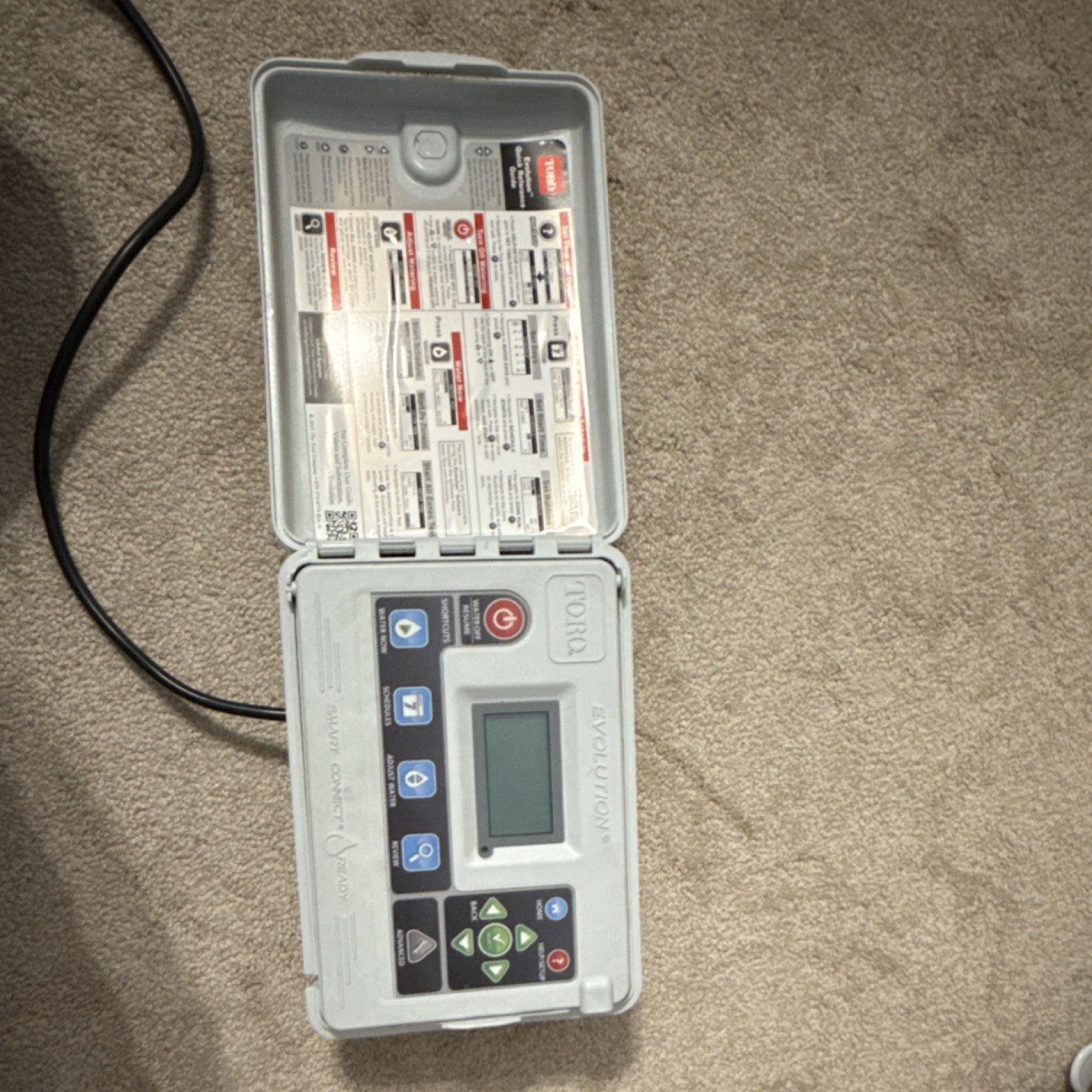 Toro sprinkler timer and rain sensor