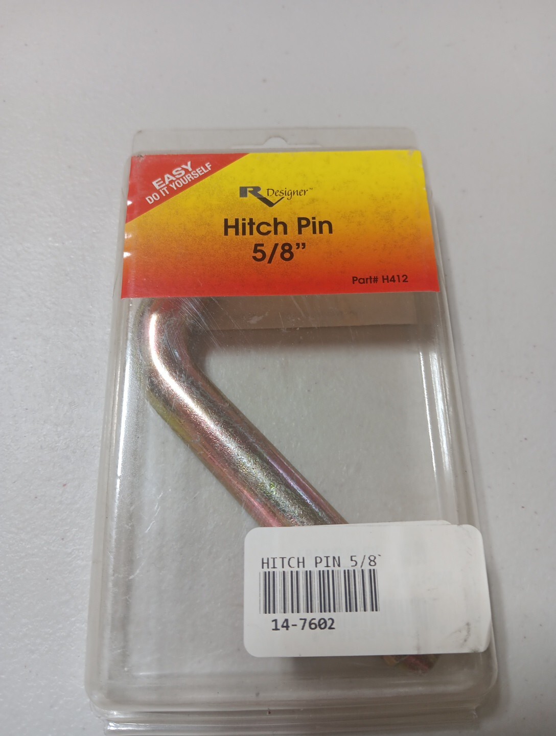 2 - RV Designer Trailer Hitch Pin Bent 5/8 Inch Diameter Single H412