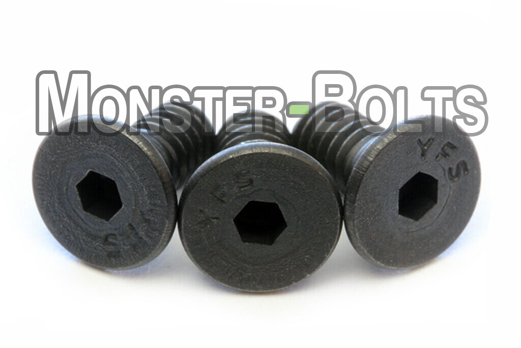 Kahler - Guitar Locking Nut / String Clamp Screws - Qty 3 - Black Alloy Steel
