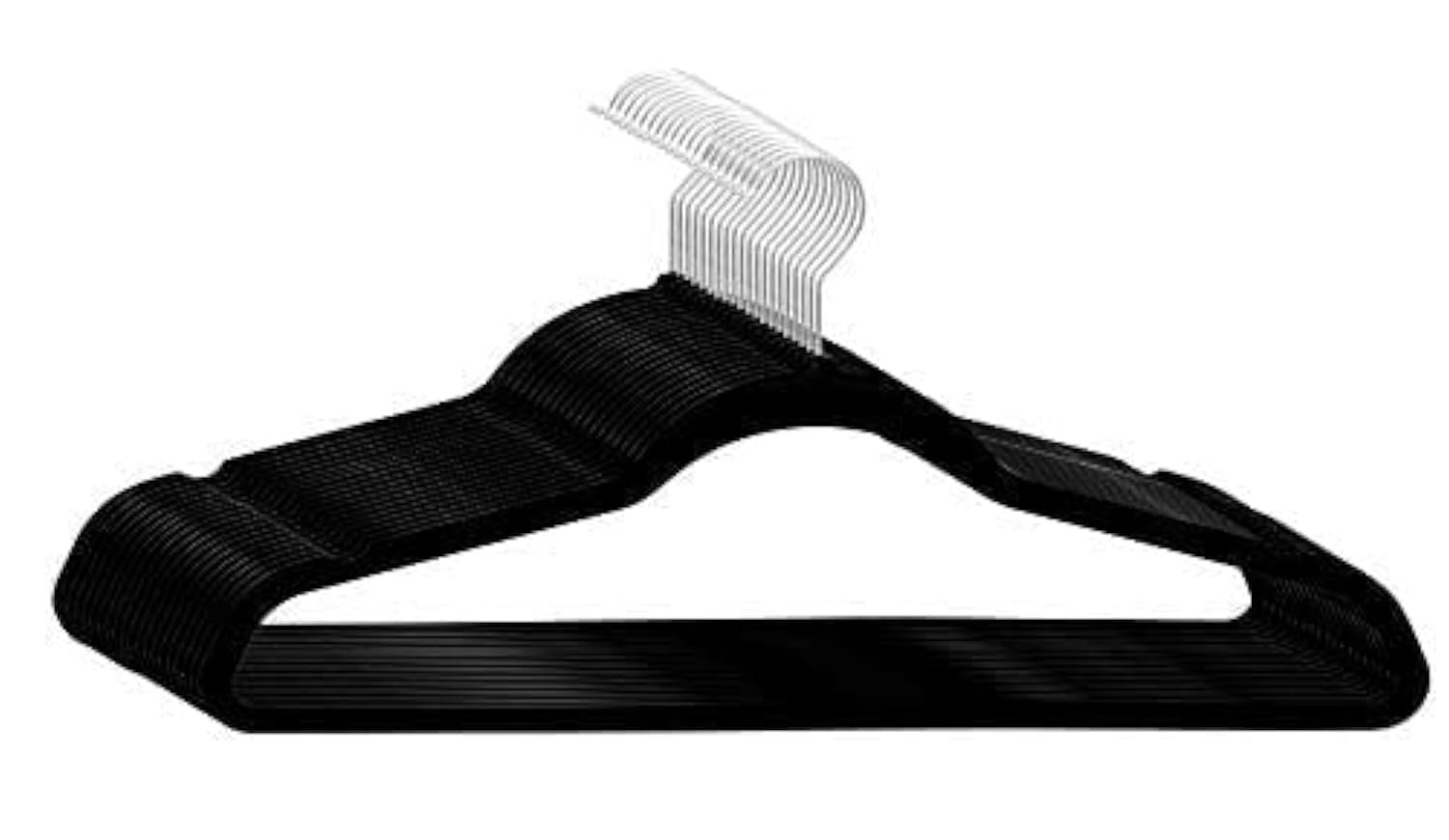 Home Expressions Premium 20 Pack - Ultra Thin No Slip Velvet Suit Swivel Hang...