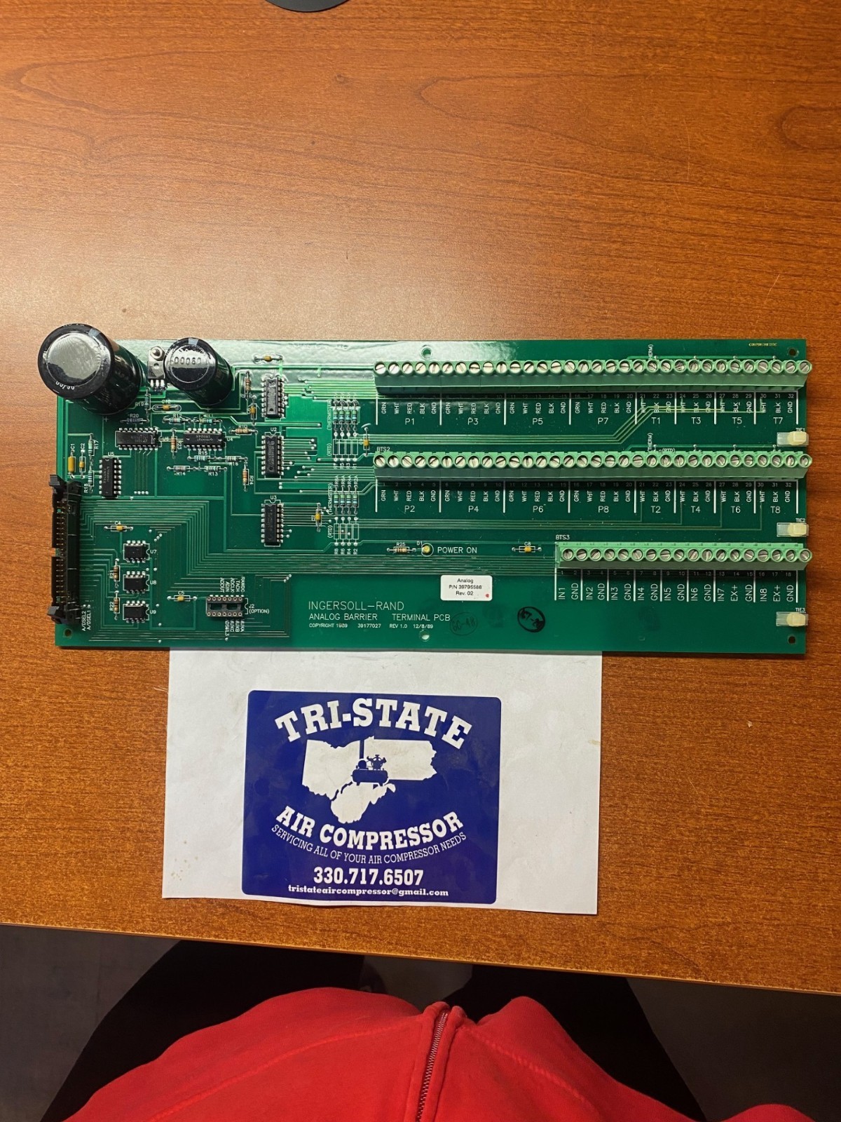 INGERSOLL RAND ANALOG PN 39795588 BOARD