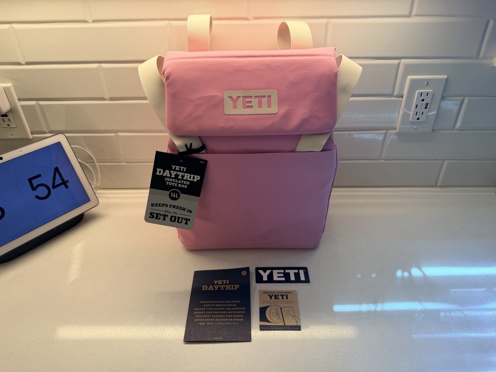 YETI Daytrip Insulated Tote Bag 14L - Power Pink / Aspen - Limited Edition 🔥
