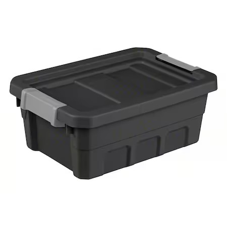 Sterilite 14829006 Storage Tote, 4 Gal Modular Stacker