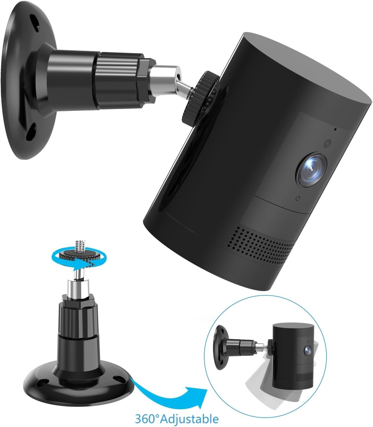 2-Pack Adjustable Wall Mount for R-ing Security Cameras: Effortless Installation