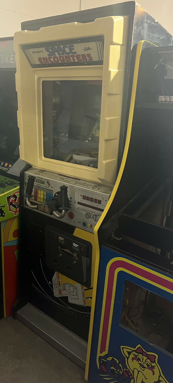 SPACE ENCOUNTERS ARCADE MACHINE by MIDWAY 1980 (Excellent Condition) *RARE*