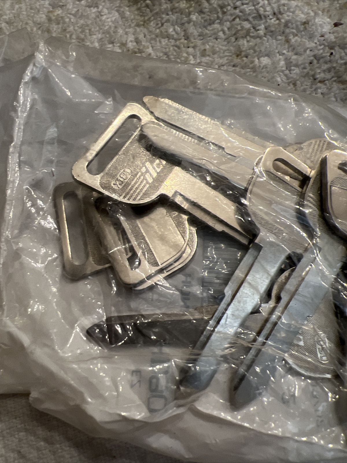 10 New Ilco X181 Key Blanks for Honda Accord, Civic, CRX Vehicles Nickel Plated