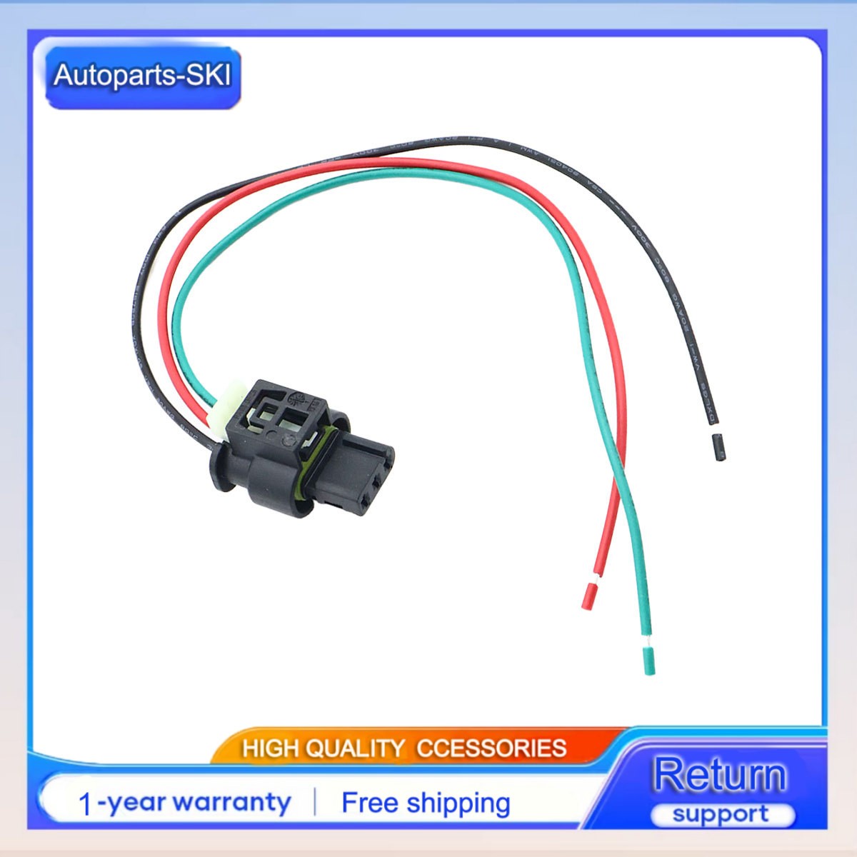 New 3-Pin Parking Sensor Connector Plug Harness For 19 20 21 22 Ram 1500 2500