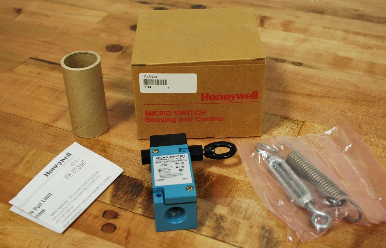 Honeywell CLSB3B Momentary Cable Pull Limit Switch, 600vac-10a - NEW