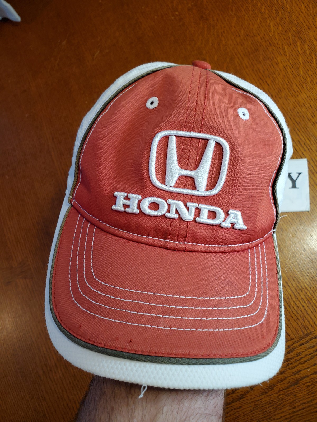 Honda H Red & White Embroidered Logo Hat Cap Official Licensed