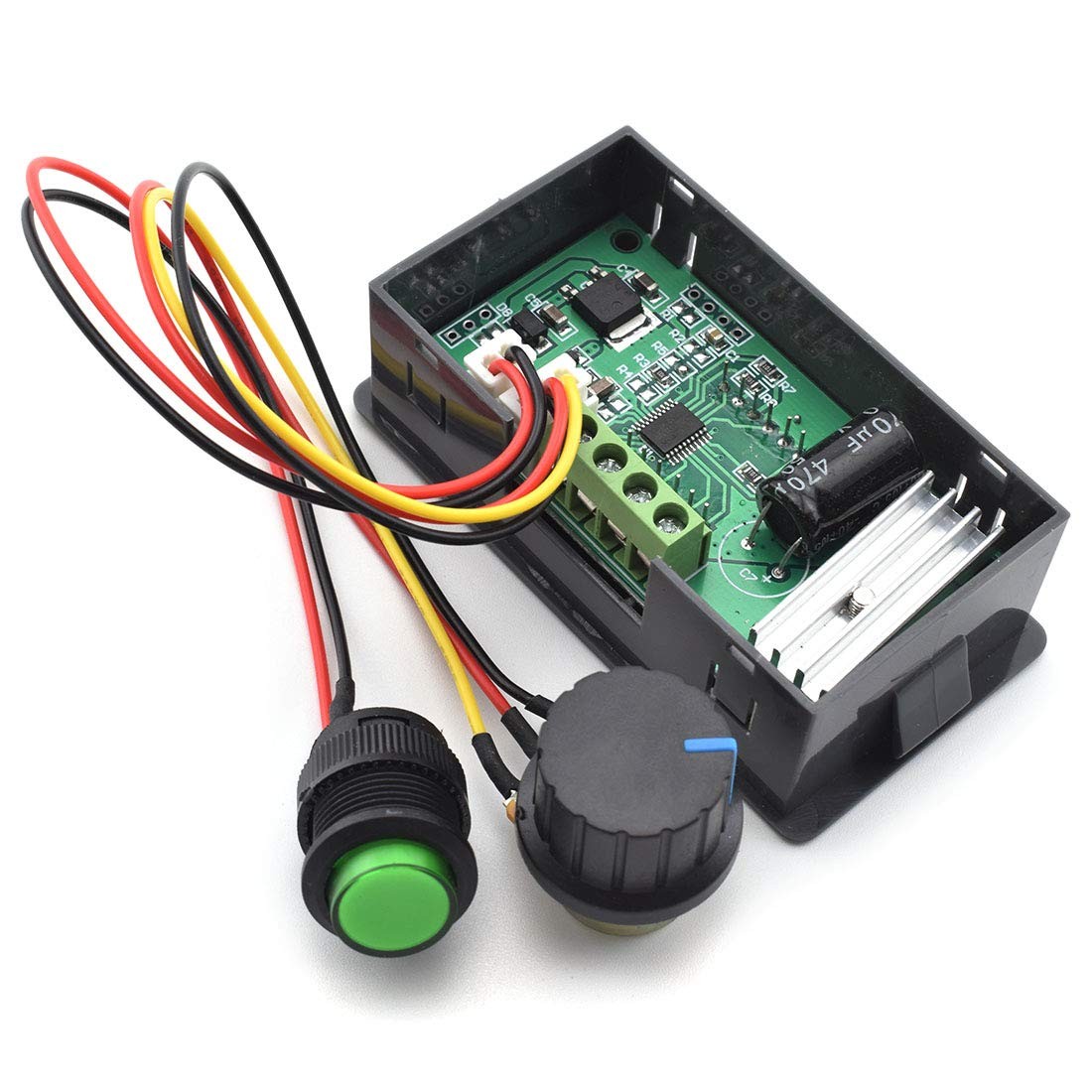 6V-30V 8A DC Motor Speed Controller 6V 12V 24V PWM Stepless Speed Control Switch