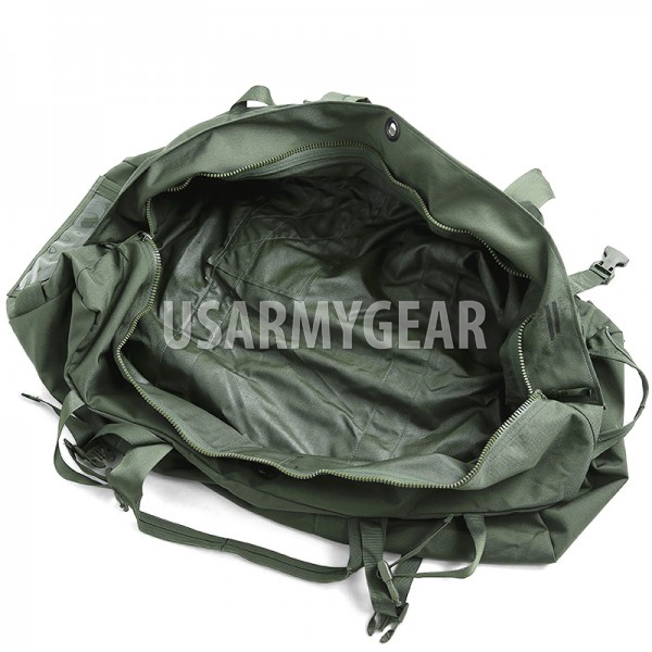 Military Issue IMPROVED Deployment DUFFLE DUFFEL Flight Travel Bag Back Pack GI