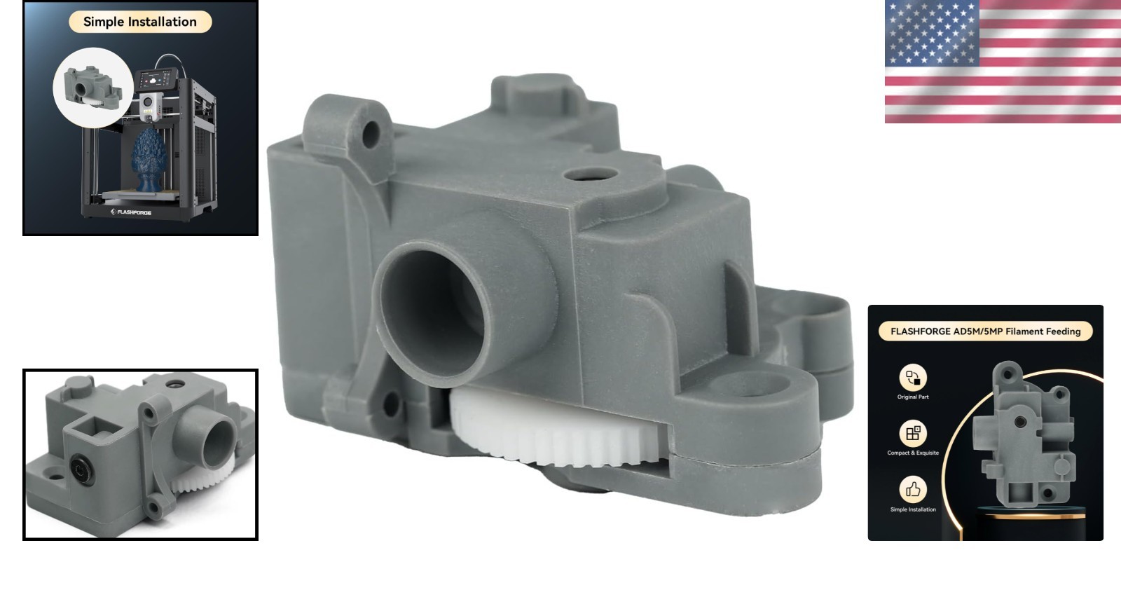 Official Filament Feeding Assembly for Flashforge Adventurer 5M and Pro