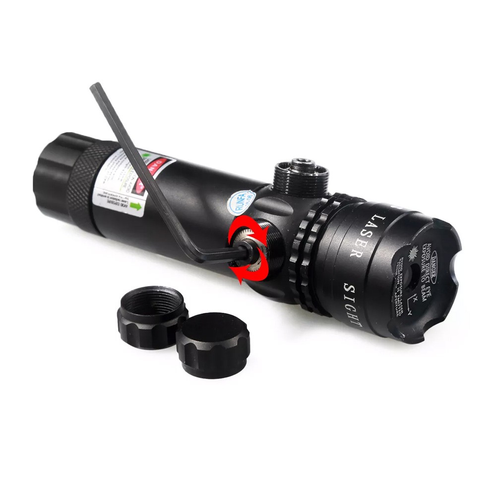 Green Laser Sight Rifle Dot Scope Laser Remote Switch Rail Barrel Mount ASN
