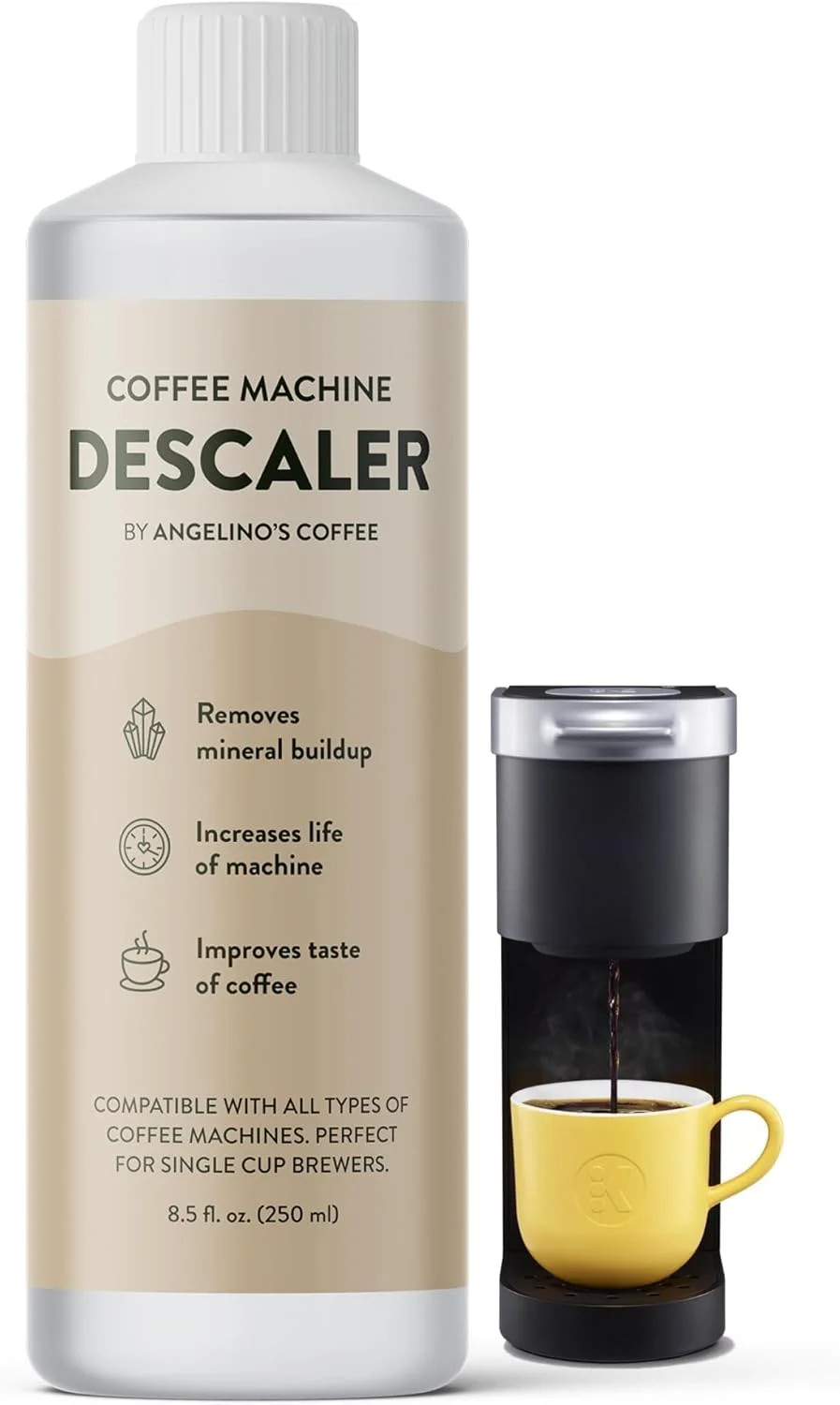 Universal Descaling Solution for Keurig, Nespresso, Breville, DeLonghi & Ninja..