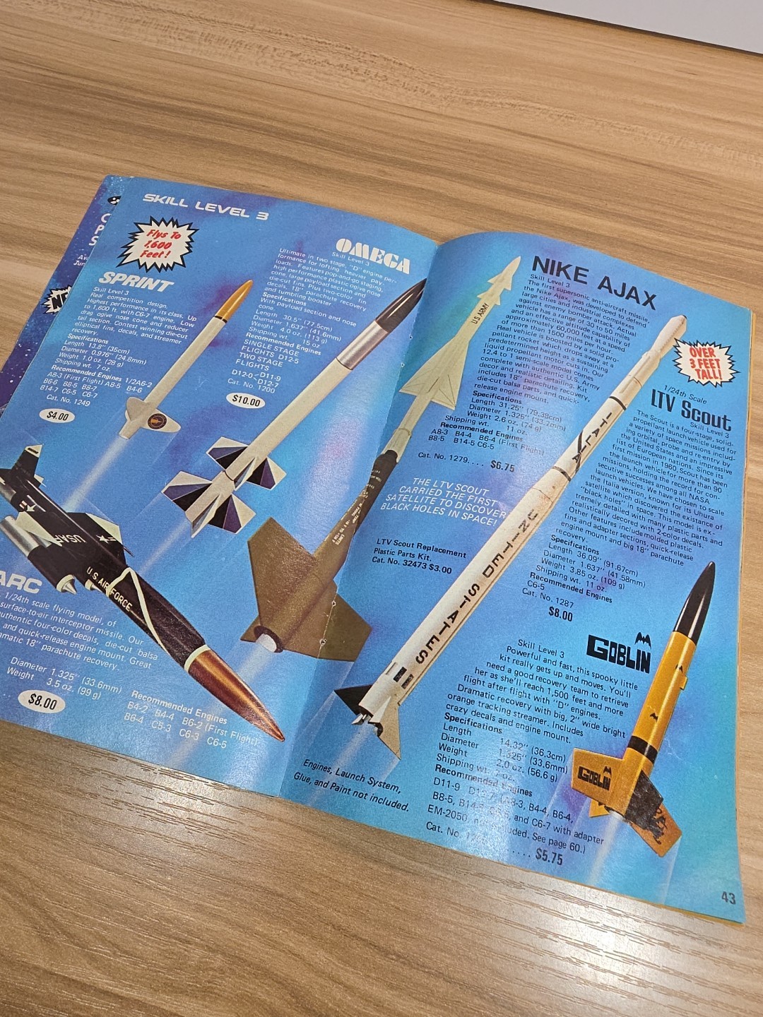 Estes Flying Model Rocket Catalog No. 801p Rocketry